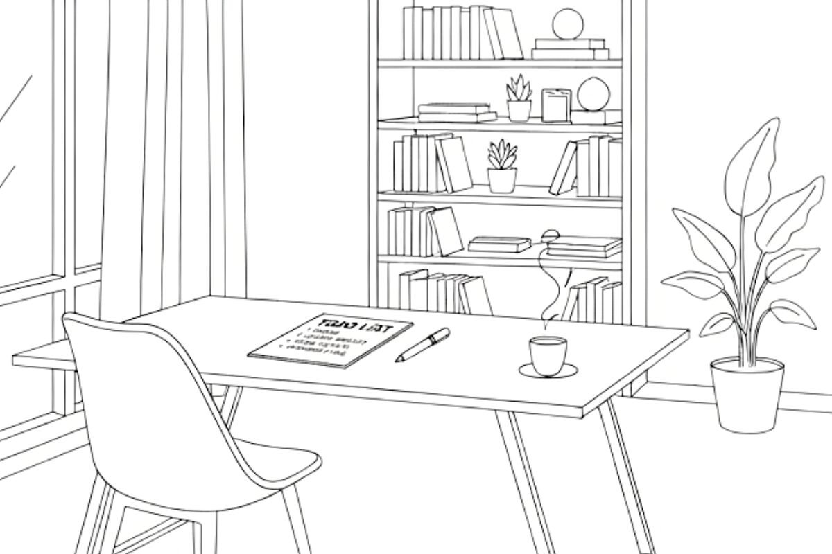 机の上のToDoリスト